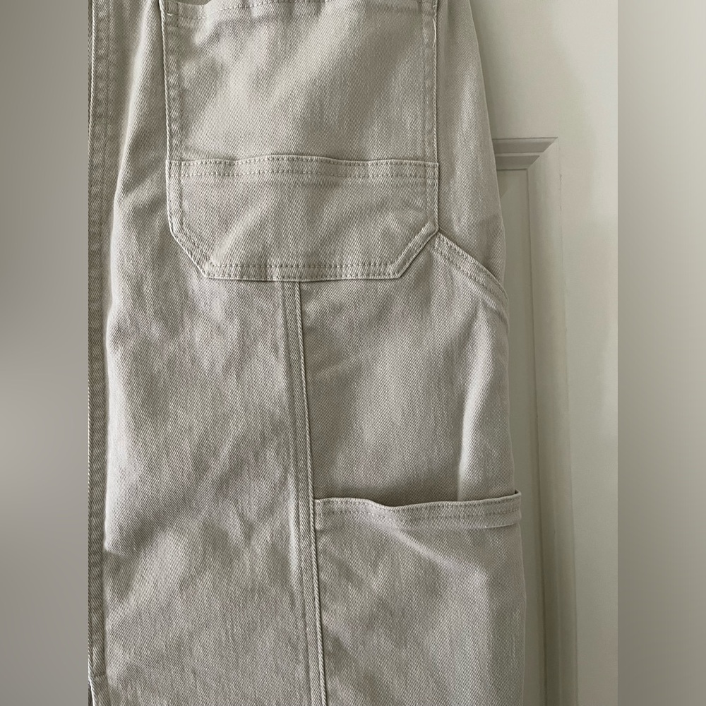 Wit & Wisdom 'Ab'Solution High Rise Utility Skirt-cream multiple pockets size 10 - Picture 7 of 8